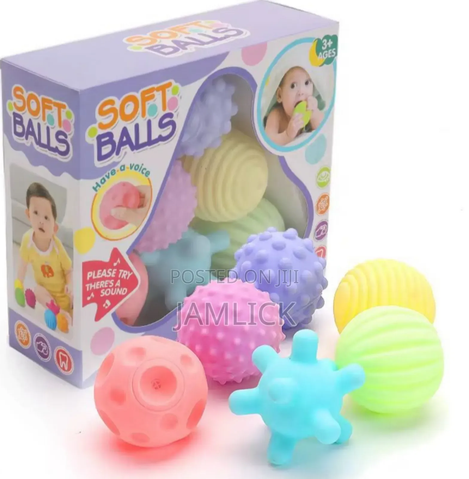 6-Piece Colourful Soft Squeeze Balls – Ve