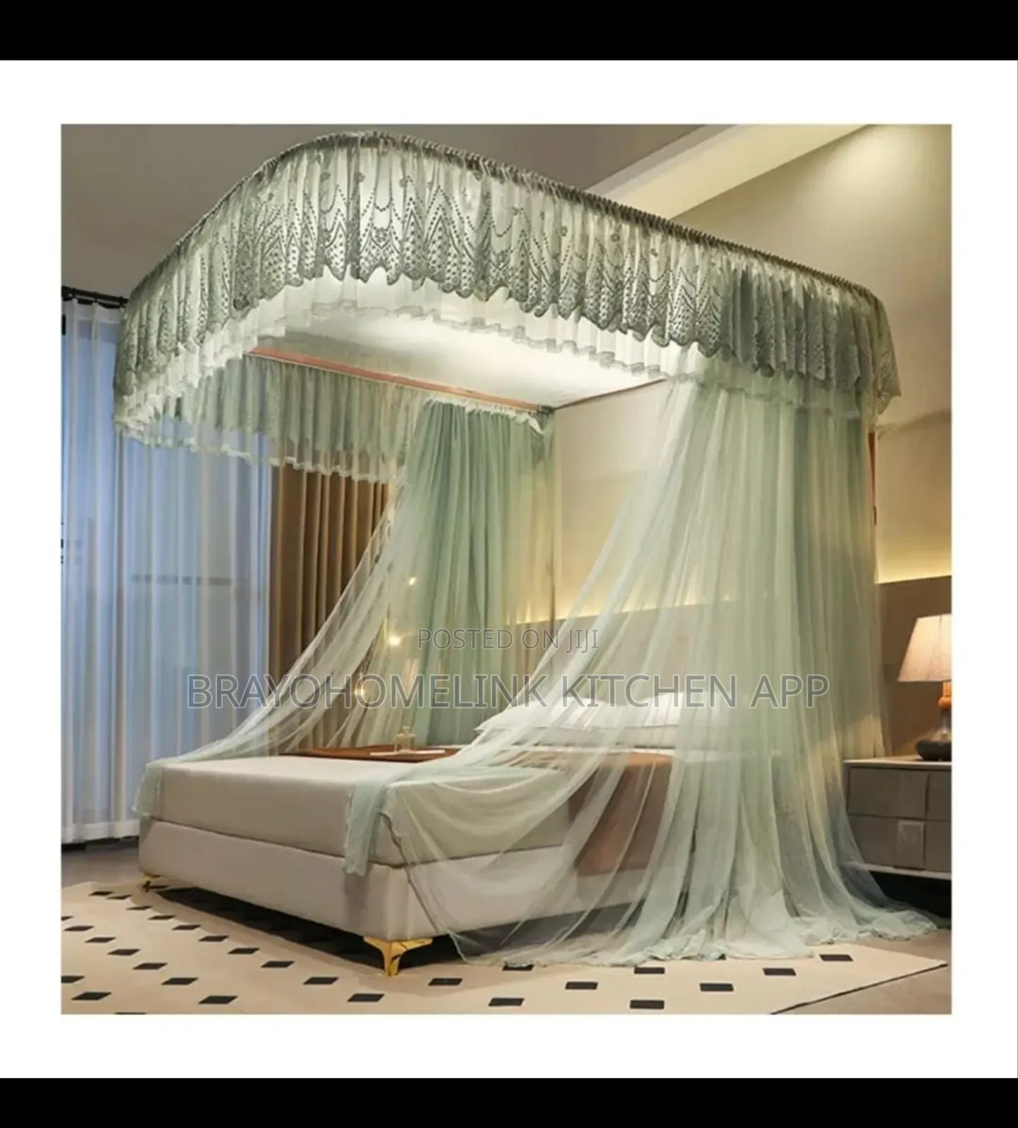 Two Stand Rail Mosquito Net