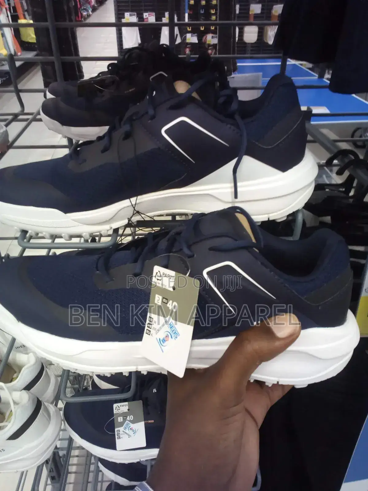 Breathable Women's Navy Golf Shoes Light 590gms Summer Sports
