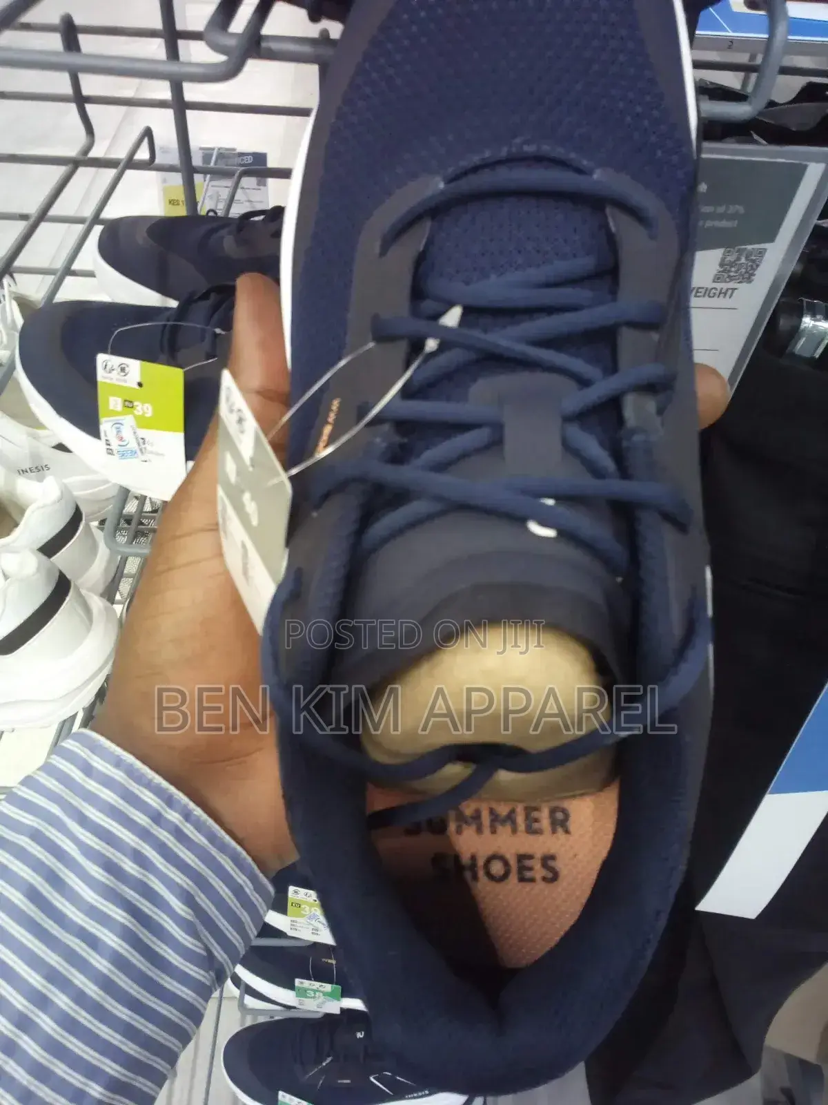 Breathable Women's Navy Golf Shoes Light 590gms Summer Sports