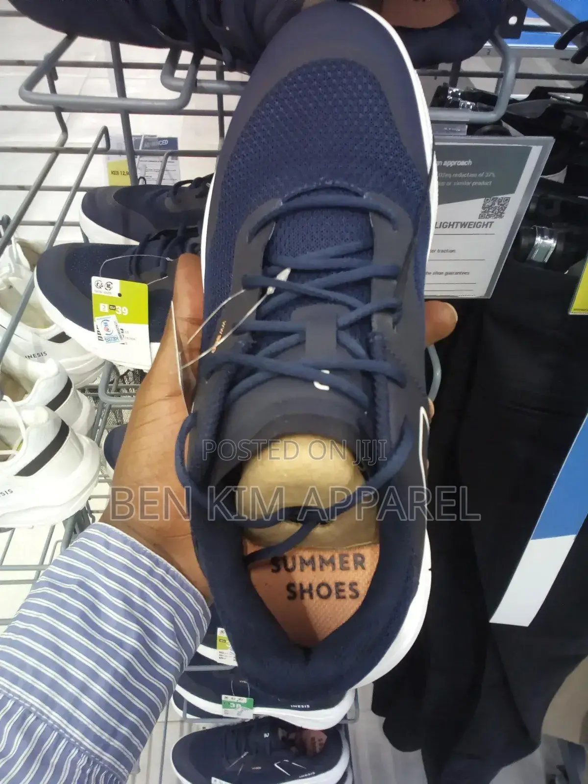 Breathable Women's Navy Golf Shoes Light 590gms Summer Sports