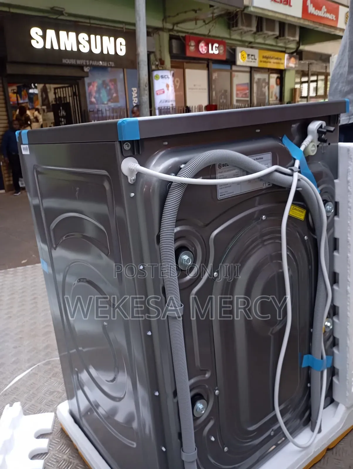 SCL 10kg Washing Machine, Silver – Model SCL-Wf1014tisg
