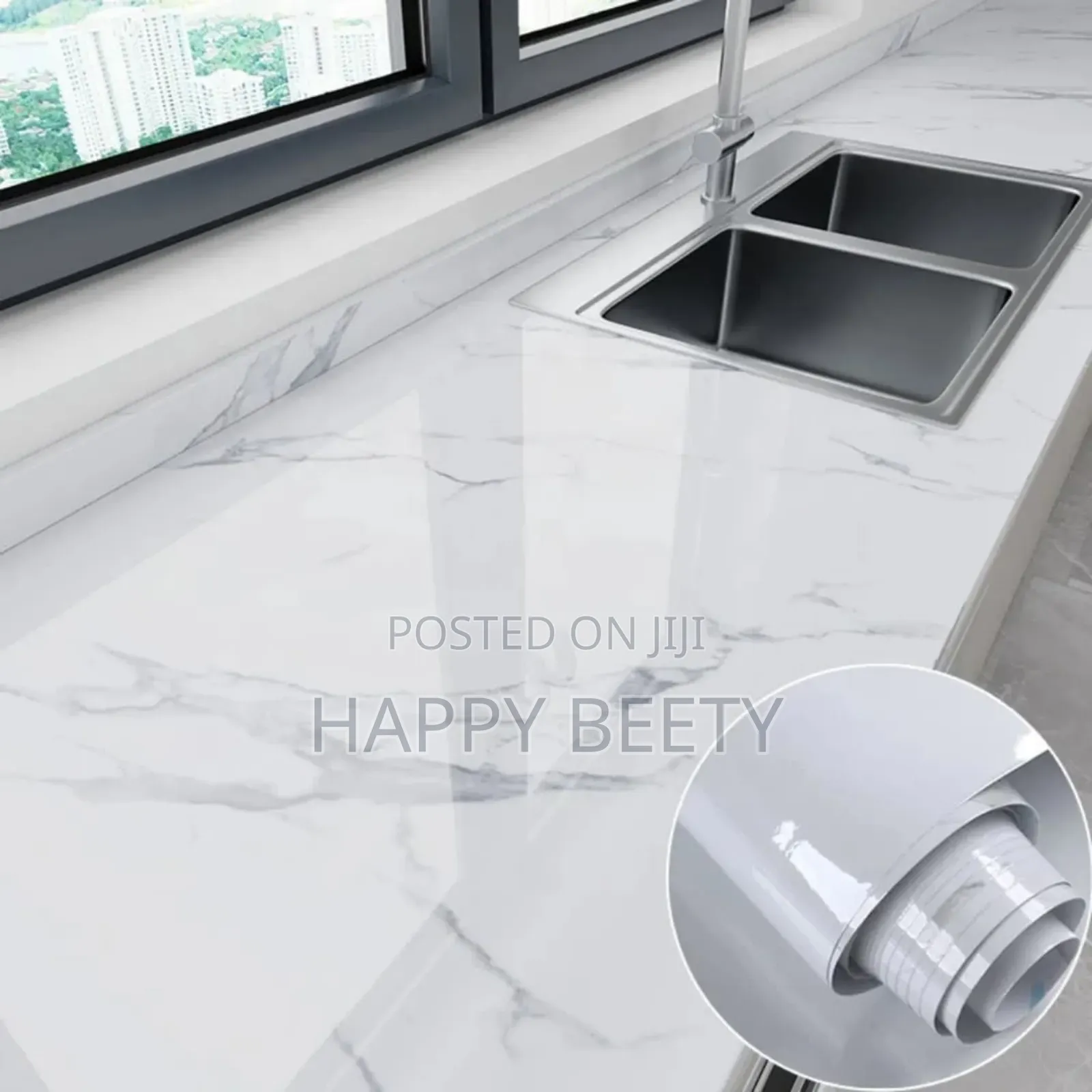 Marble/Contact Paper for Cupboards/Kitchen Cabinets/Tablea