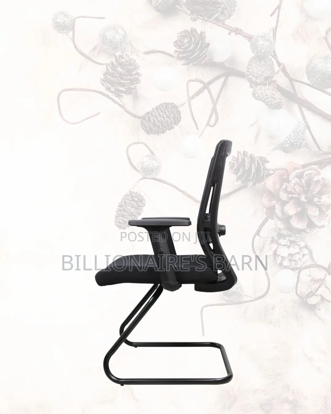 Black Visitor Chair | Build for Daily Productivity | Ideal For