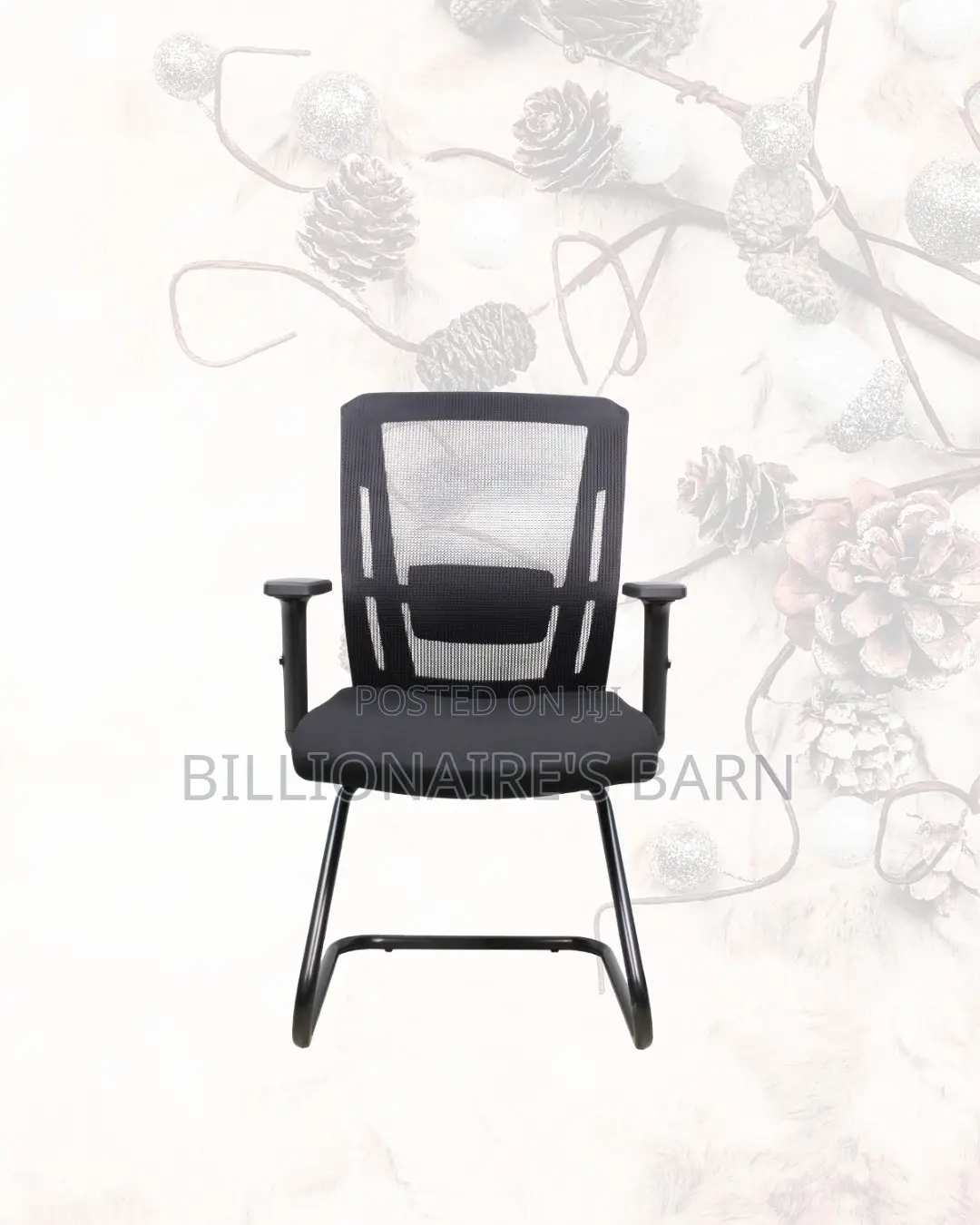 Black Visitor Chair | Build for Daily Productivity | Ideal For