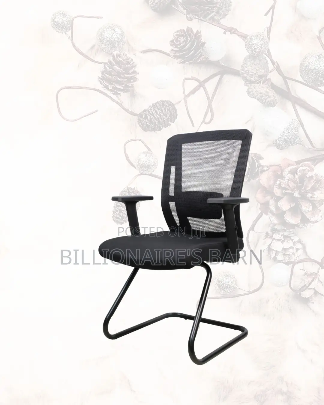 Black Visitor Chair | Build for Daily Productivity | Ideal For