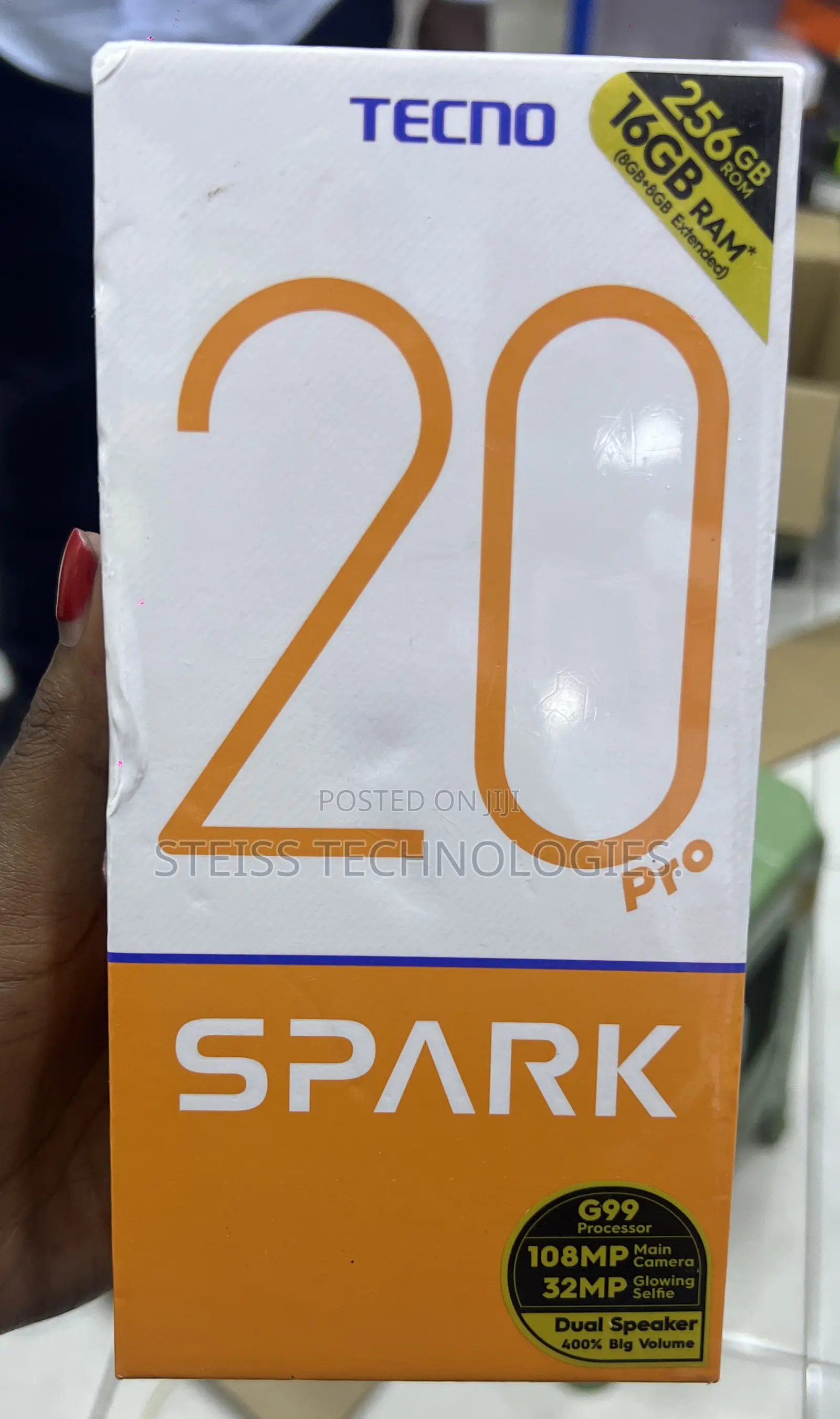 New Tecno Spark 20 Pro 256 GB Blue