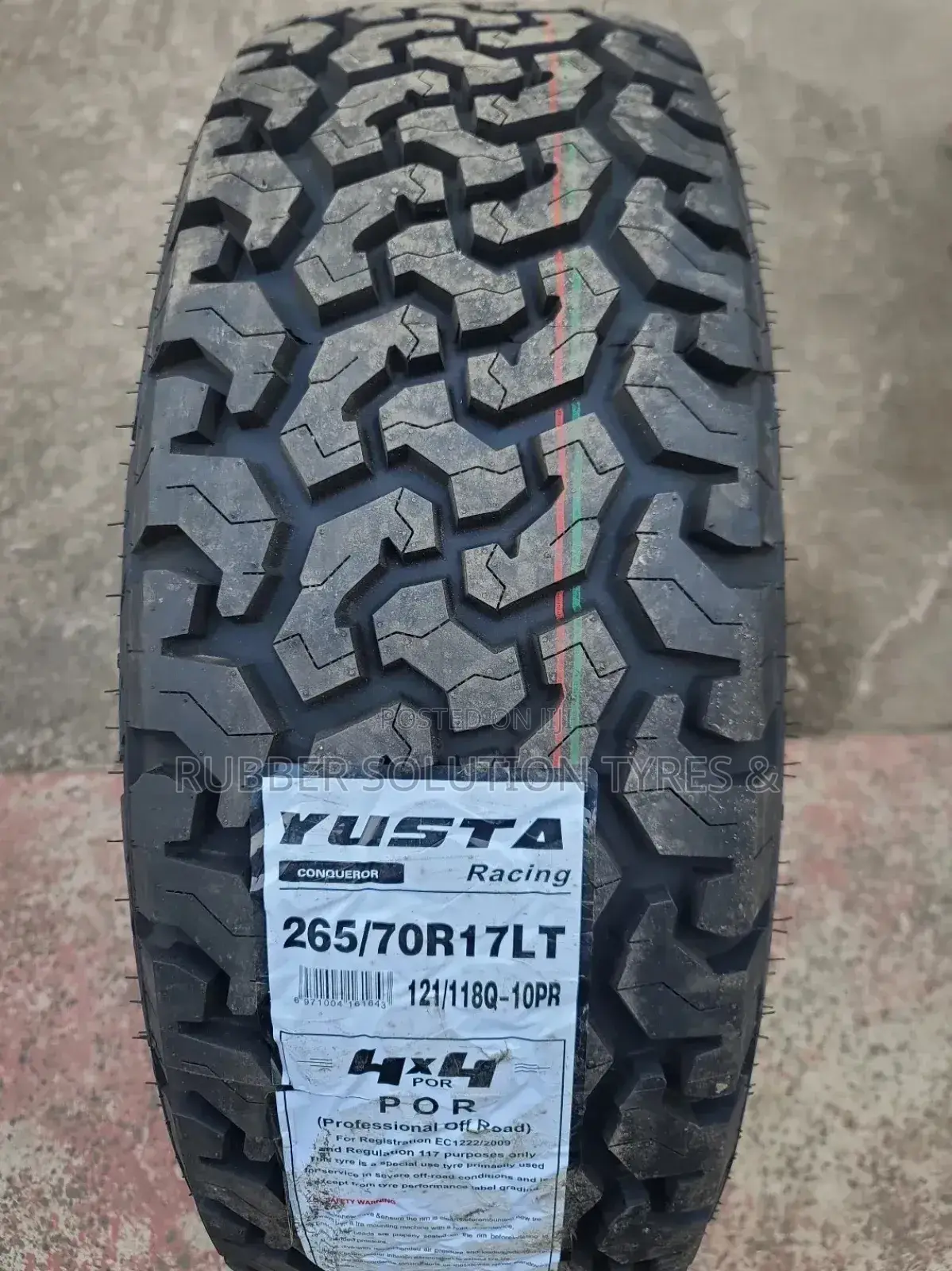 265/70r17 Yusta Tires L/T 10pr [4x4 Pro]