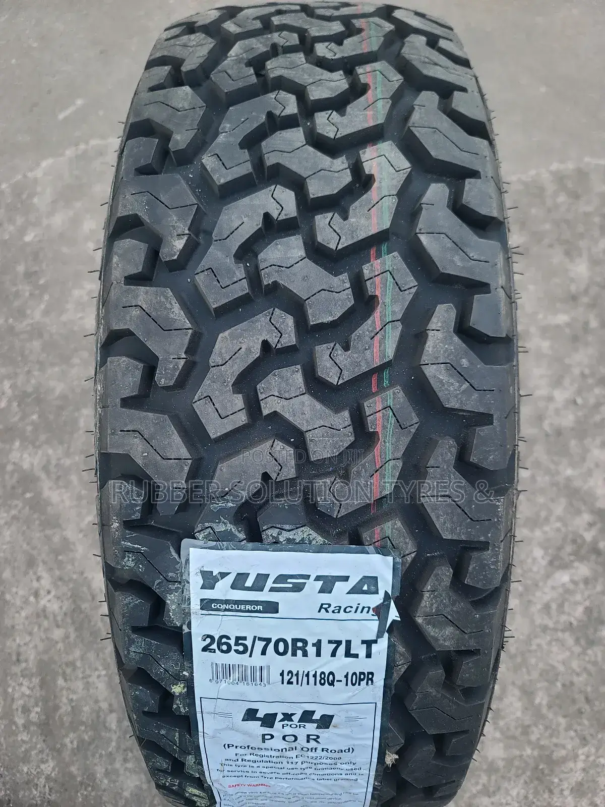 265/70r17 Yusta Tires L/T 10pr [4x4 Pro]