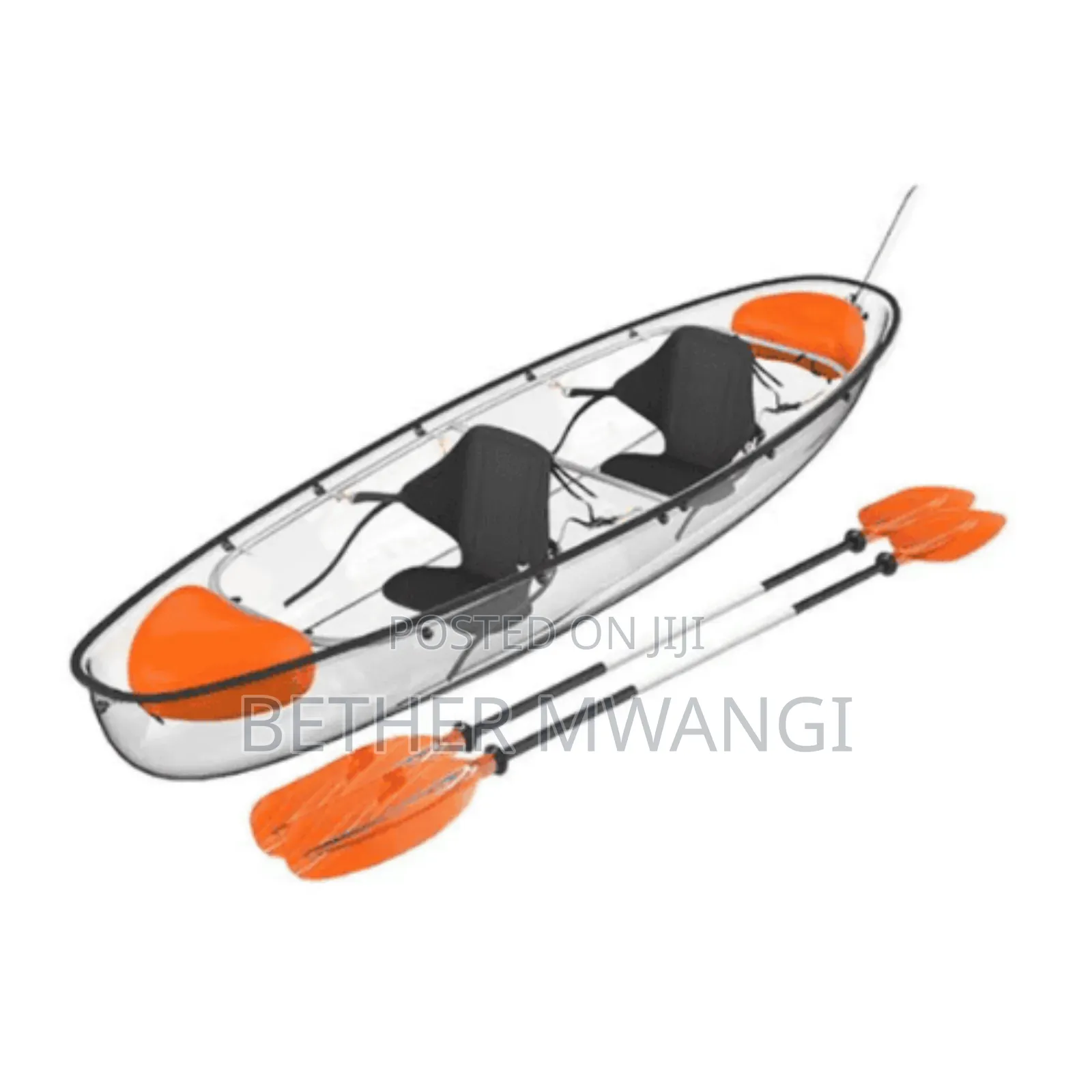 Transparent Two-seater Kayak In Kenya