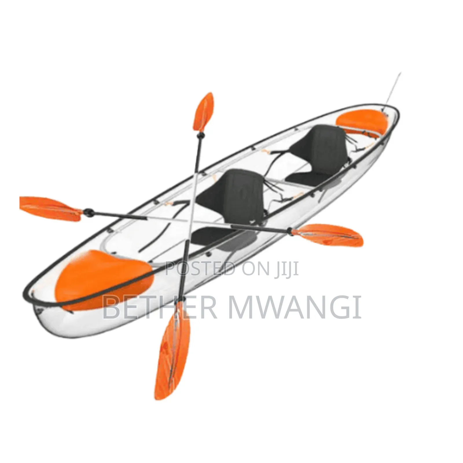 Transparent Two-seater Kayak In Kenya