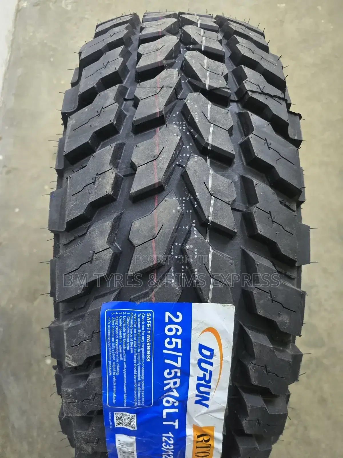 Lt 265 /75 R16 Durun Tyres (Mud Terrein)