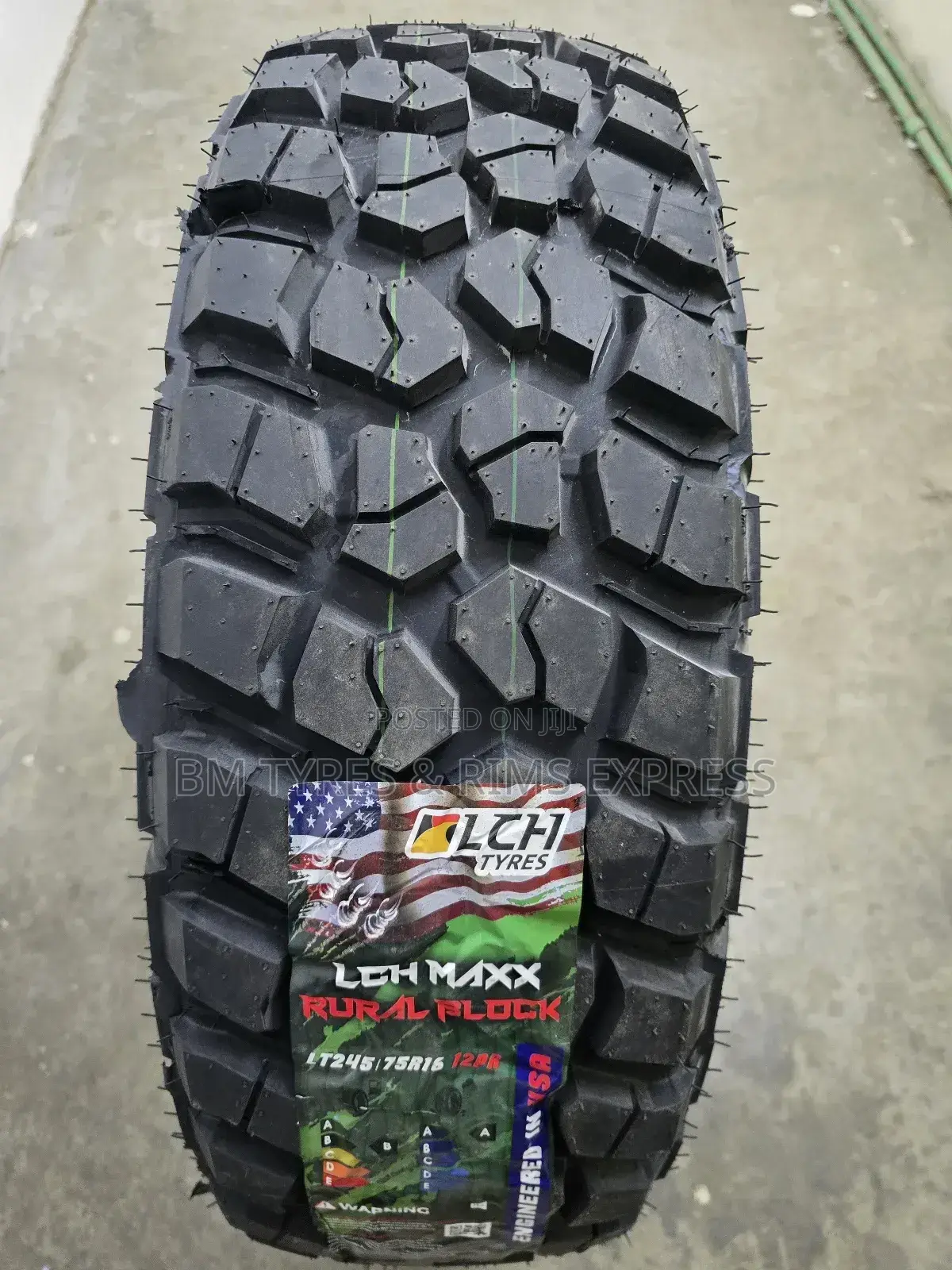 Lt 245 /75 R16 LCH Tyres (Mud Terrein)