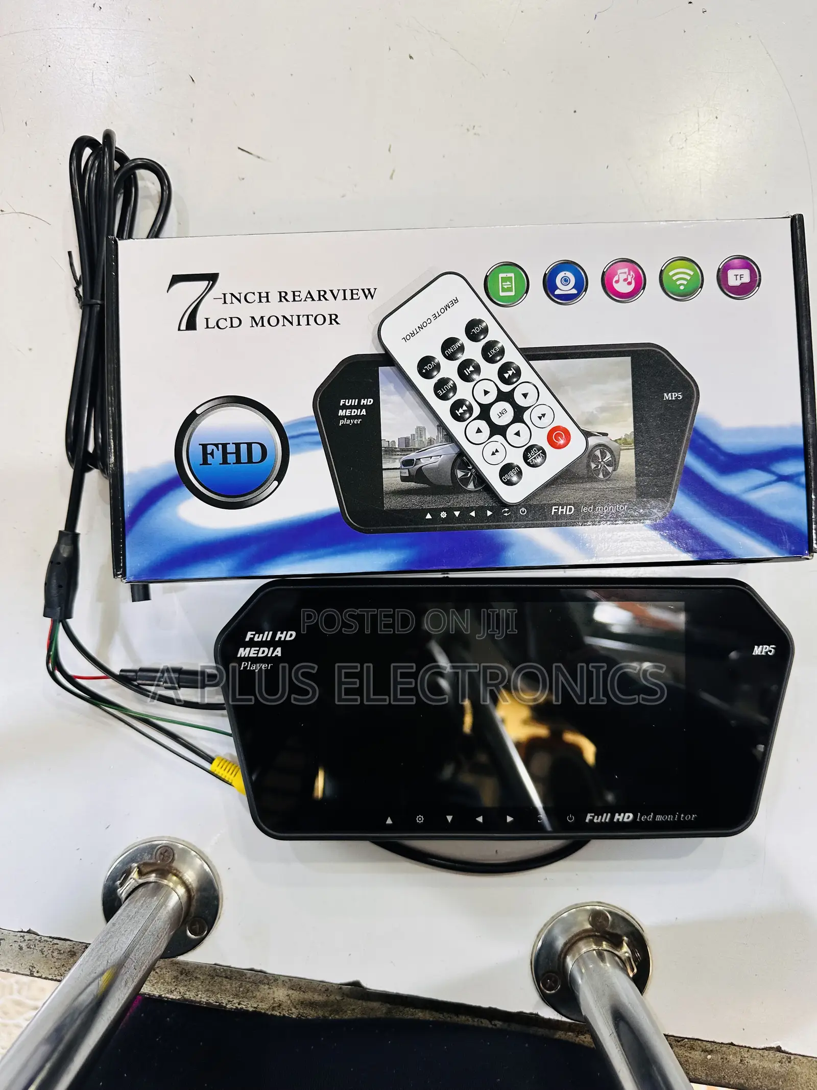 719 7 Inch Monitor With Bluetooth – Portable and Easy to Use