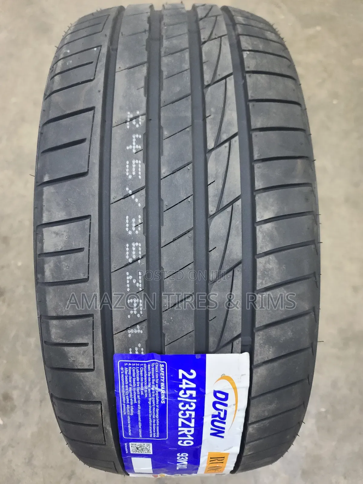 245/35r19 Durun Tyres 93 v X/L