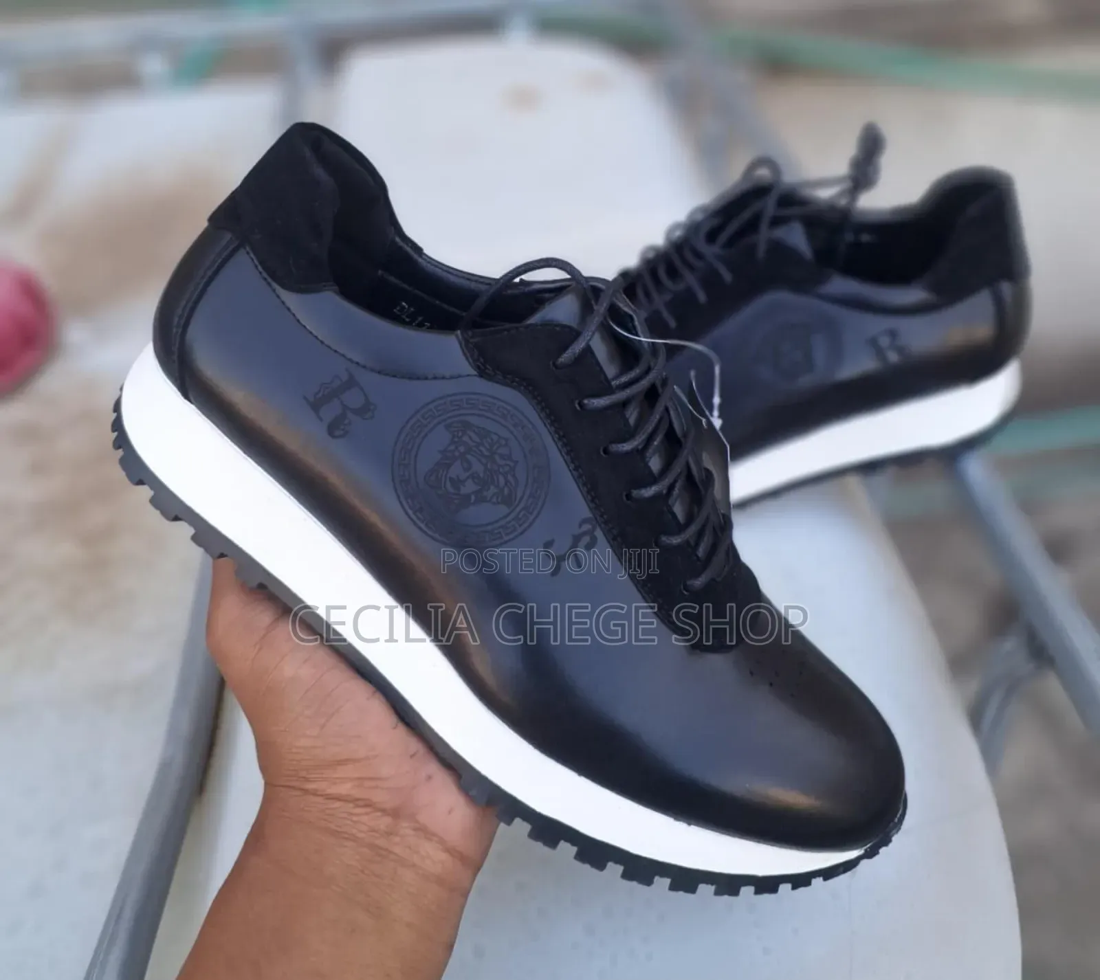 Versace Leather Sneakers