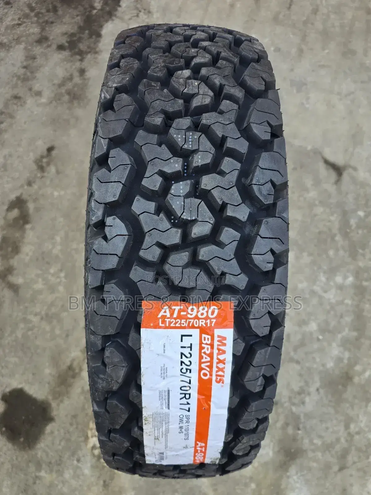 225 /70 R17 Maxxis Tyres (All Terrein) Commercial
