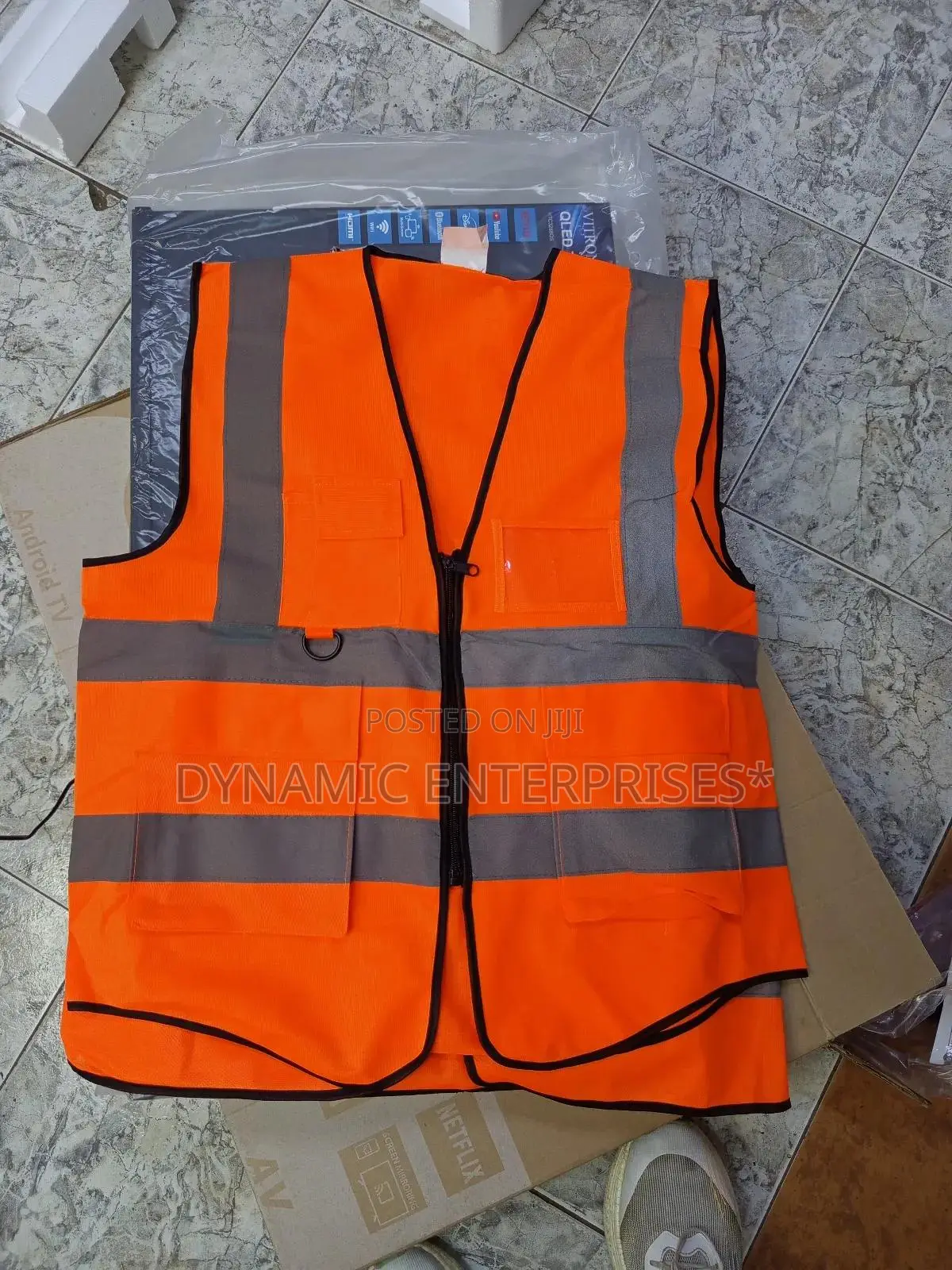 -pocket Reflective Safety Vest/ Reflective Jacket