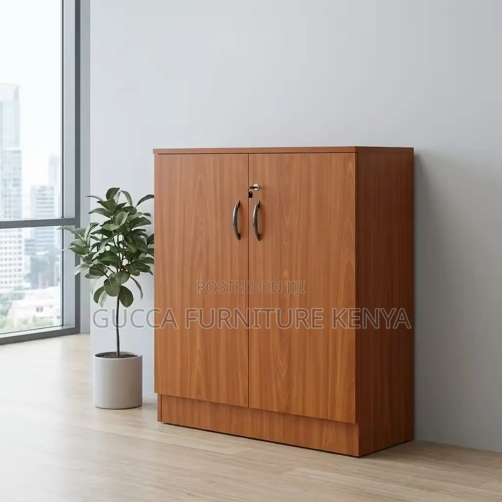 2-door Wooden Filling Credenza Cabinet