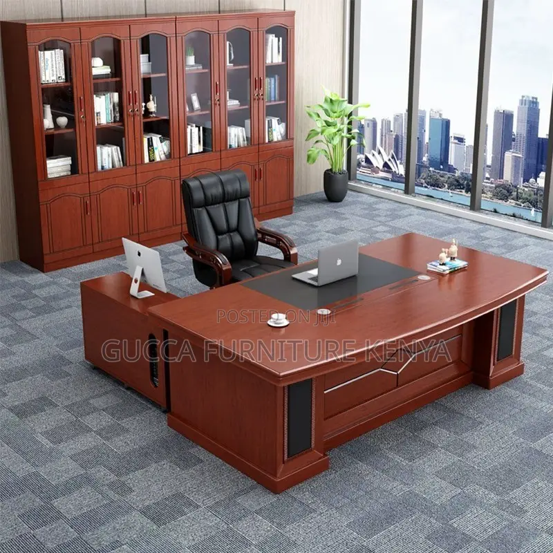 180cm Mahogany Executive Boss Office Desk