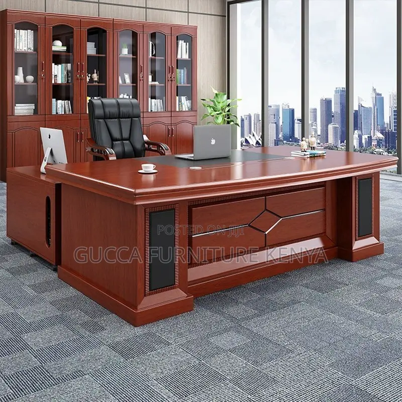 180cm Mahogany Executive Boss Office Desk