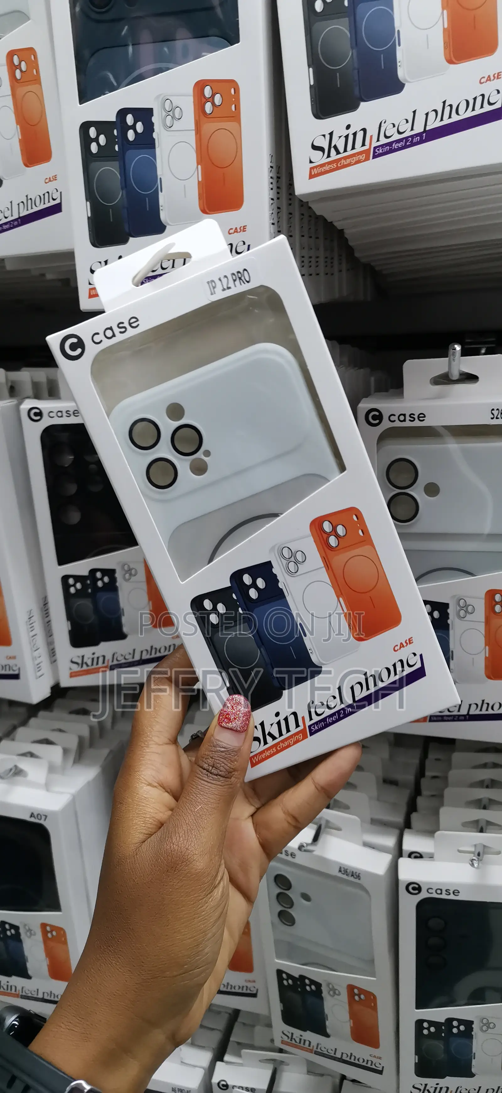 Swert iPhone 12 Pro Silicone Tpu Case With Magsafe-White