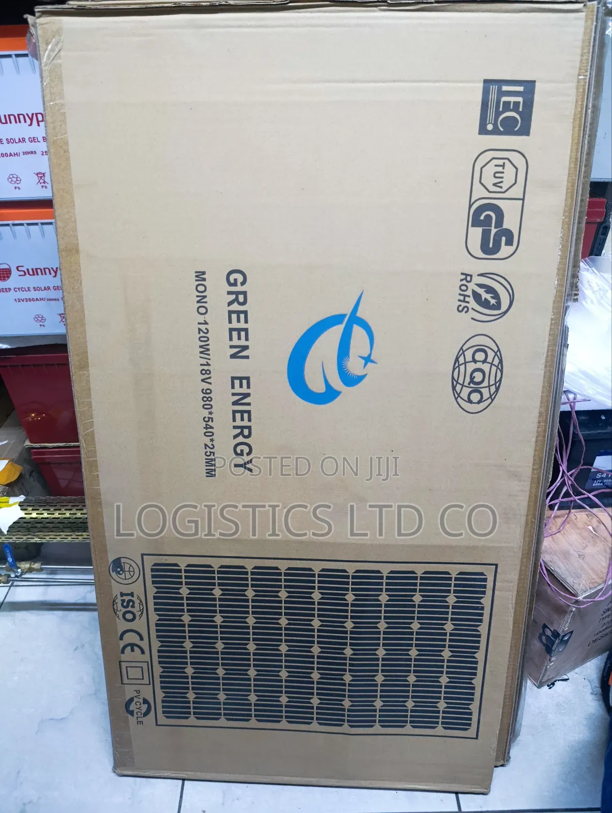 Green Energy Mono 120w/18v Monocrystalline