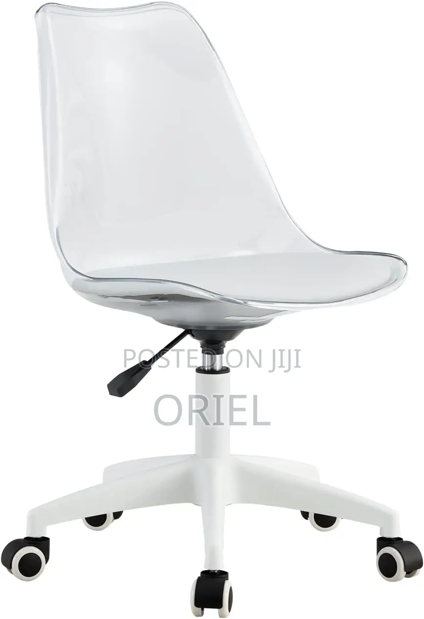 Modern Dining Chair : Clear Acrylic Swivel Dining Chair