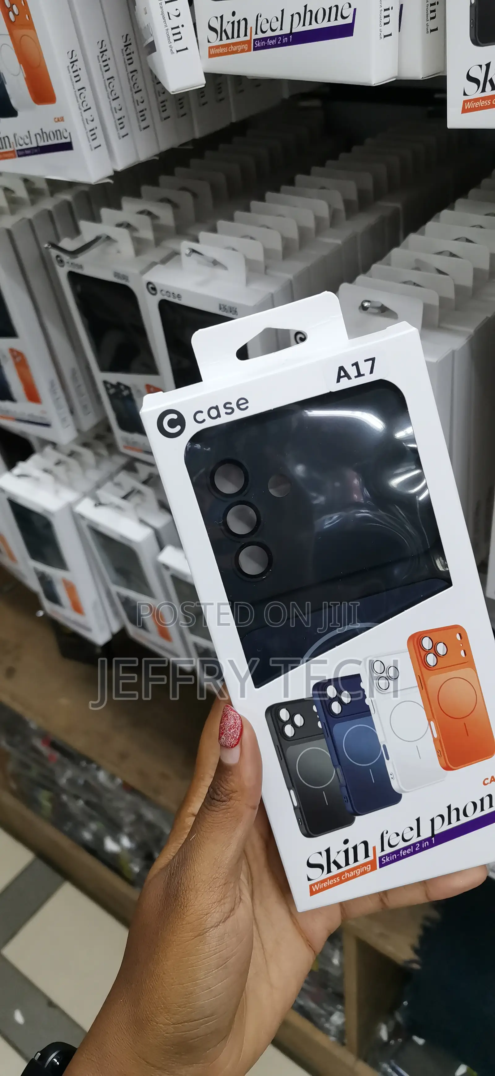 Elzzi Magnetic Samsung Galaxy A17 5g Tpu Back Case -Black