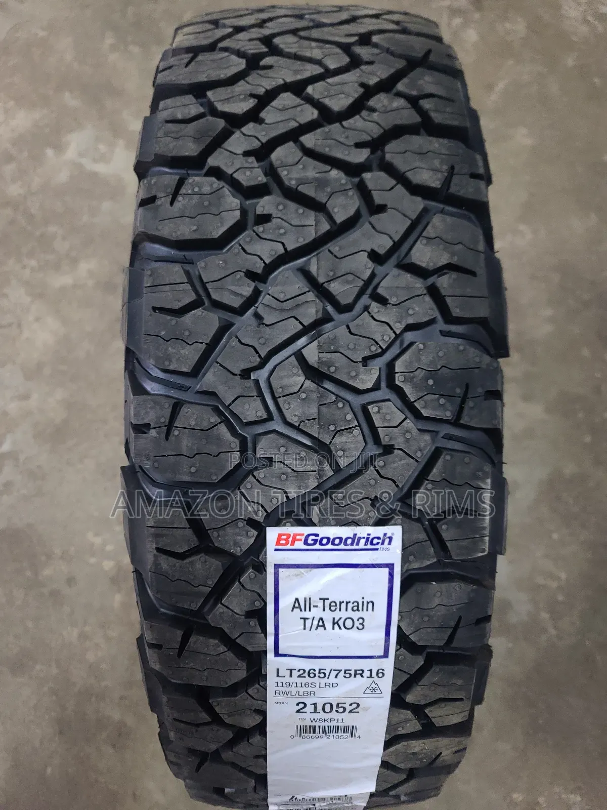 265/75r16 Bf Goodrich a/Tk03 All-Terrain