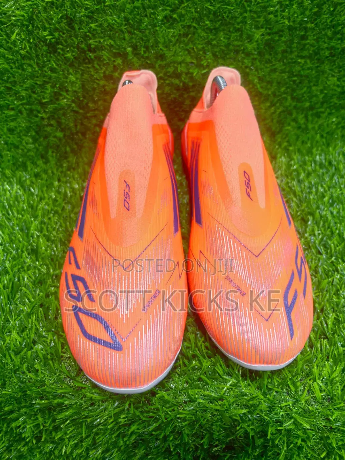 Adidas F-50 Elite Beam Orange Laceless