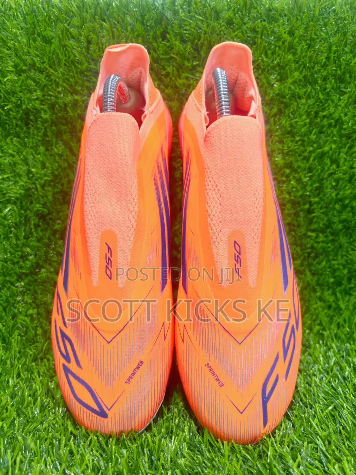 Adidas F-50 Elite Beam Orange Laceless