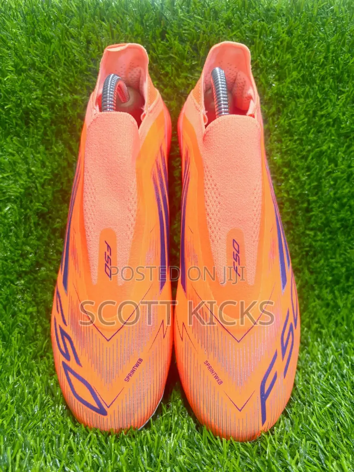 Adidas F-50 Elite Beam Orange Laceless