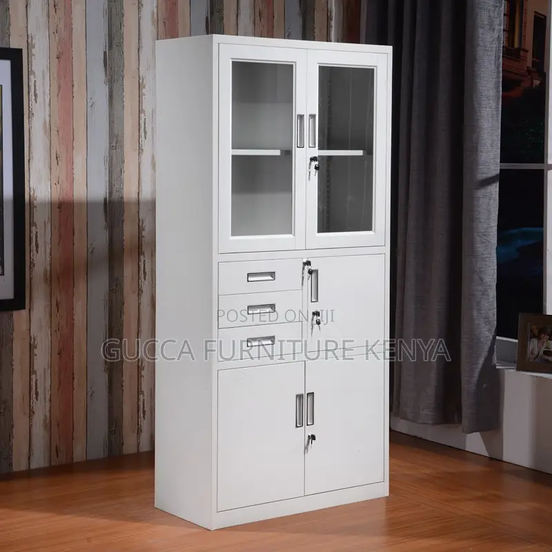 2-door Steel Office Filling Cabinet With Safe