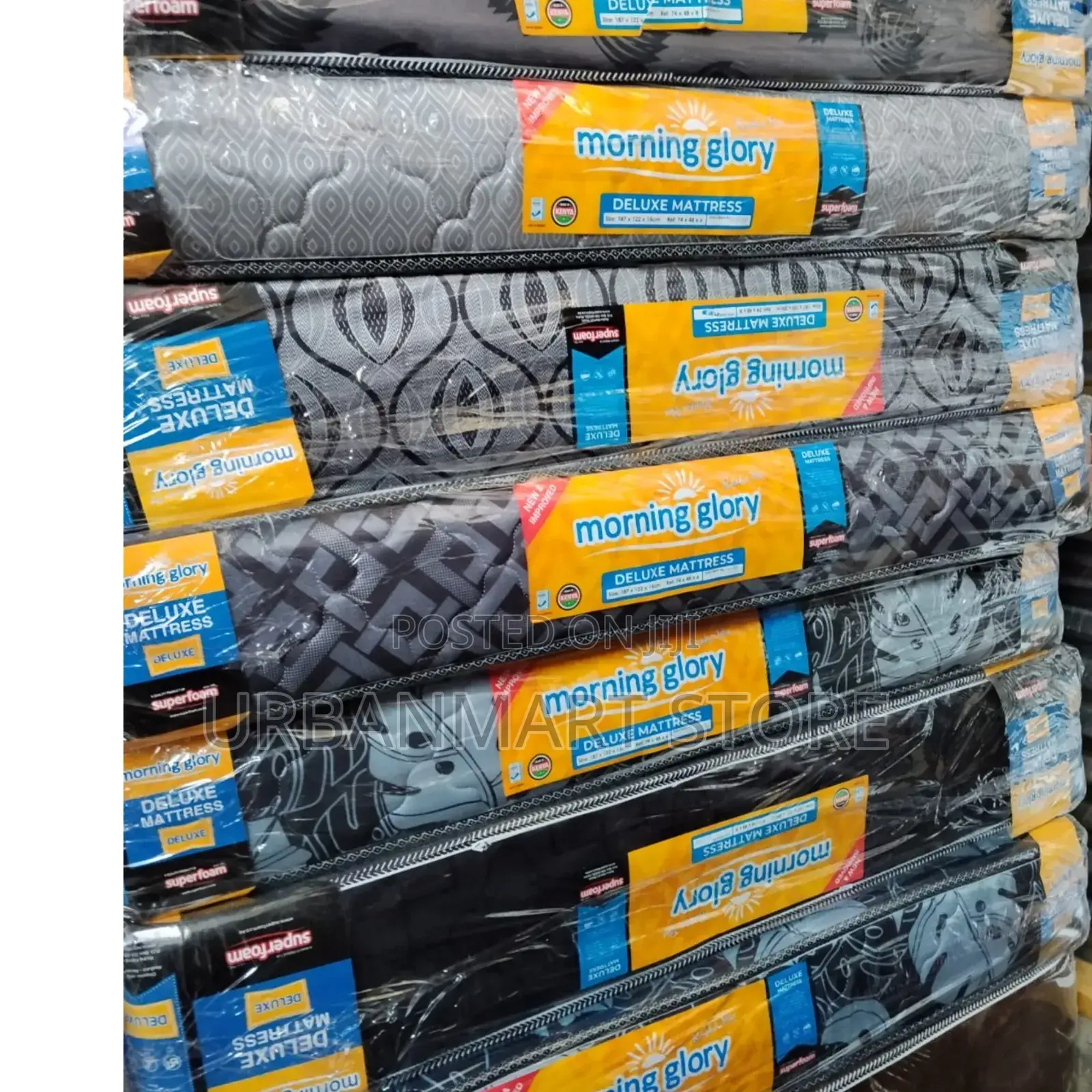 Morning Glory 5x6 Mattress – 12" Quilted Top, High Density