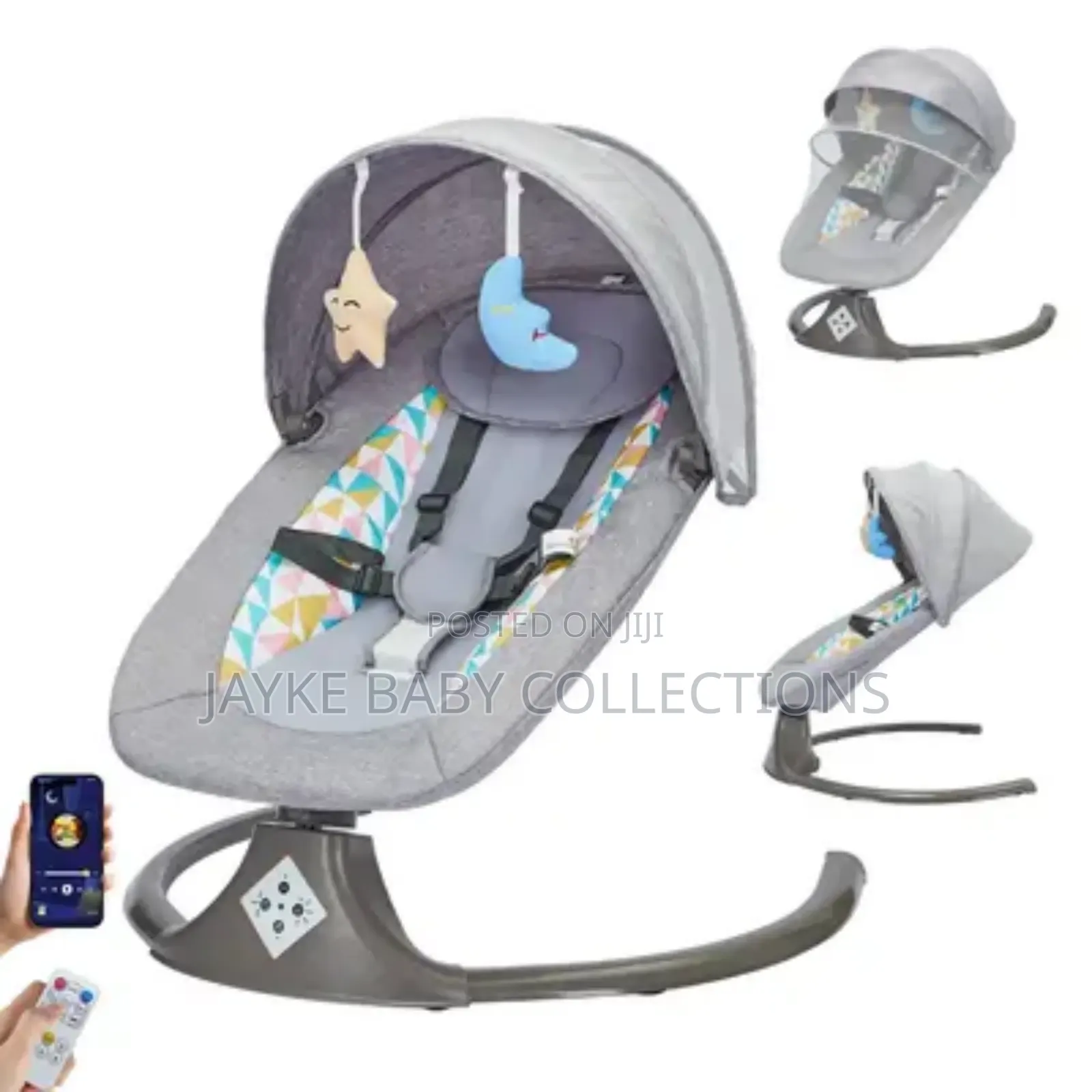 Auto Baby Swing 0–9kg | Soothes Colic Sleep Fussiness
