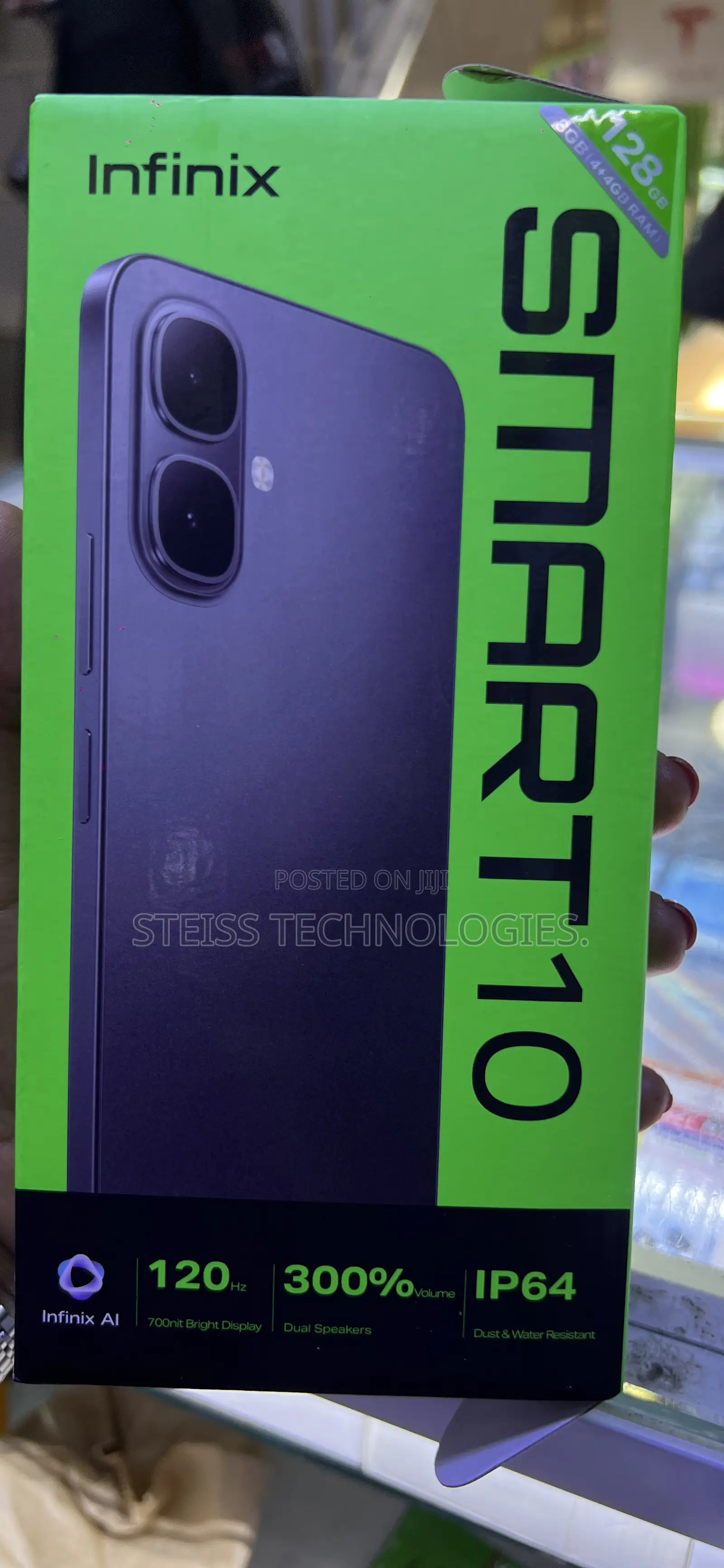 New Infinix Smart 10 128 GB Black