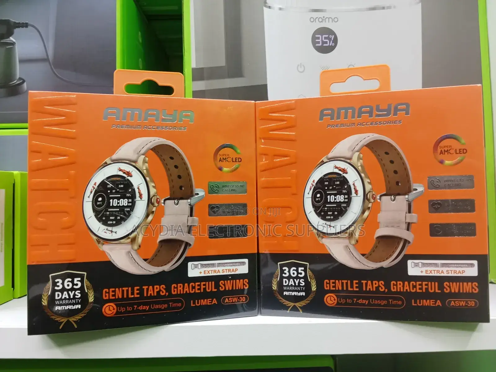 Amaya Lumea Asw-30 Wireless Hd Calling Smartwatch