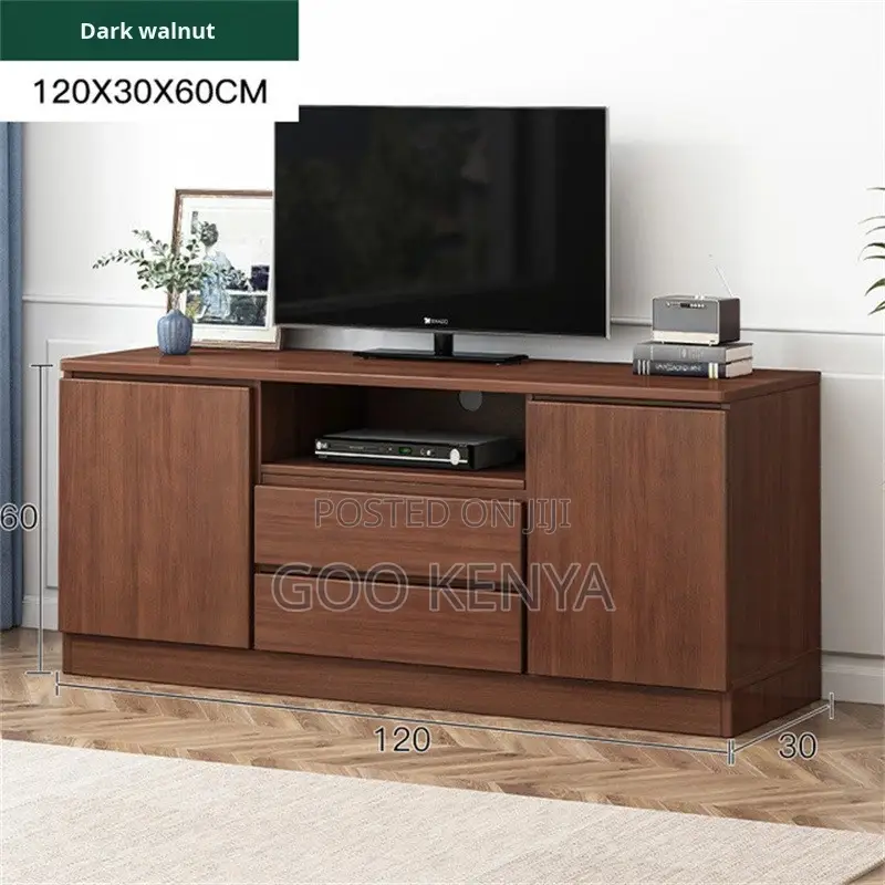 Home Tv Cabinet; Classic Wooden Tv Table With Storage For Living Room