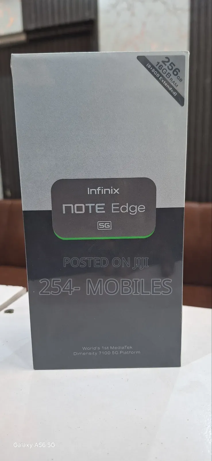 New Infinix Note Edge 256 GB Silver
