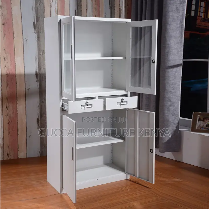 Office 2-door Filling Cabinet With 2 Drawers