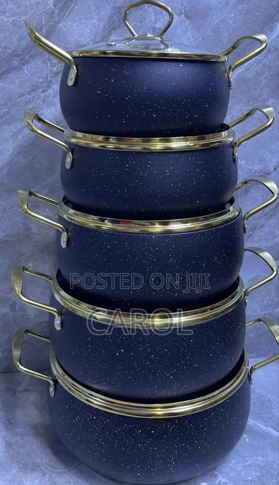 5pcs Amber Cookware Set Available