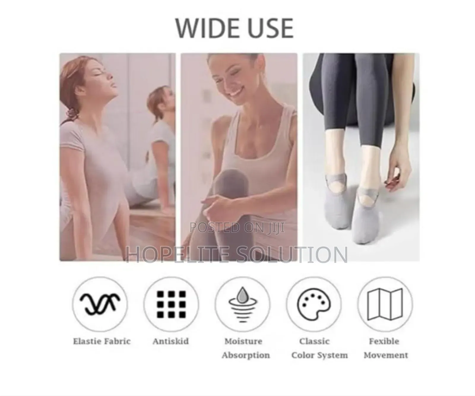 Women Exercise Yoga Socks