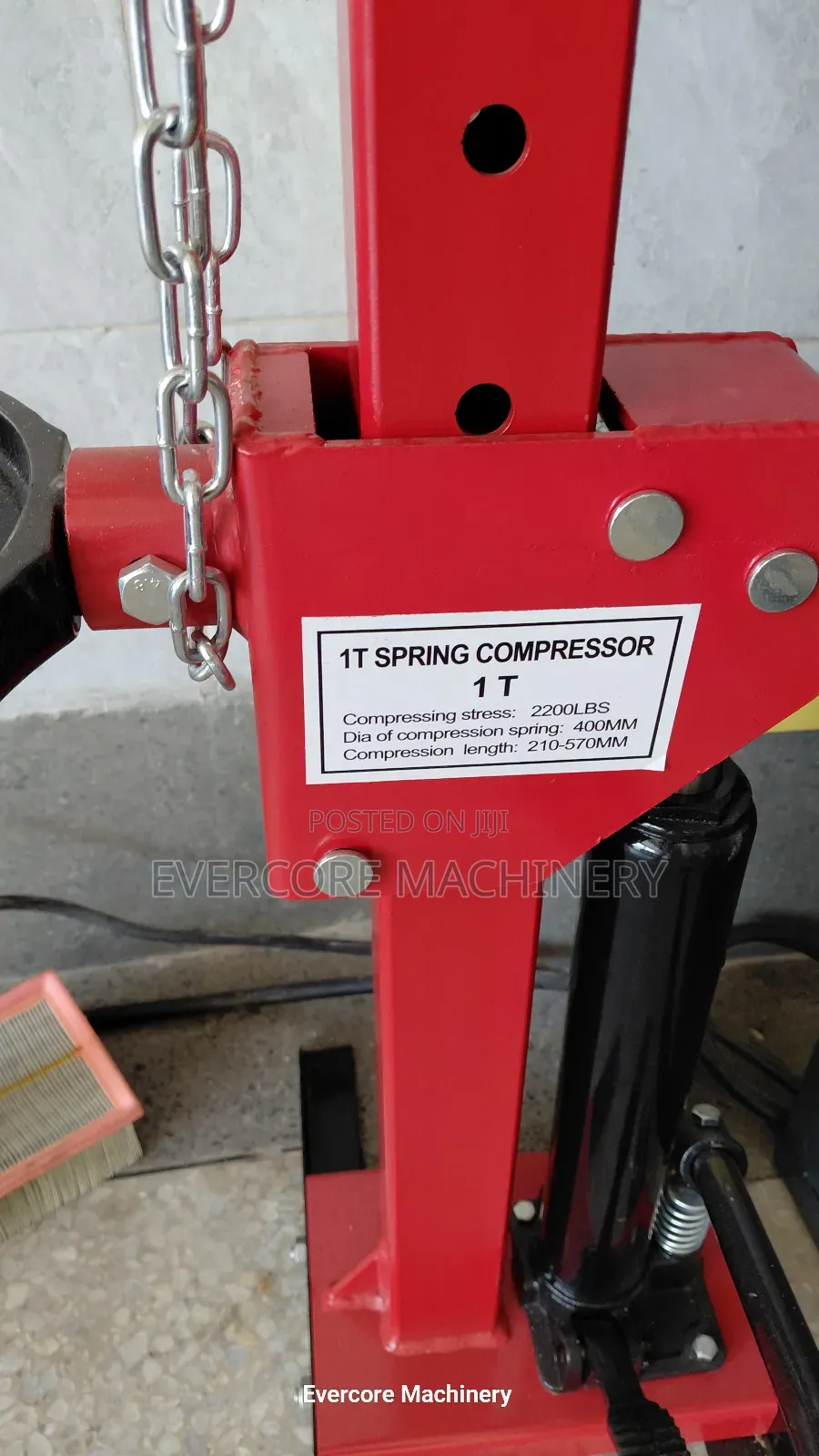 Heavy Duty Hydraulic Shock Spring Compressor 1tonne.