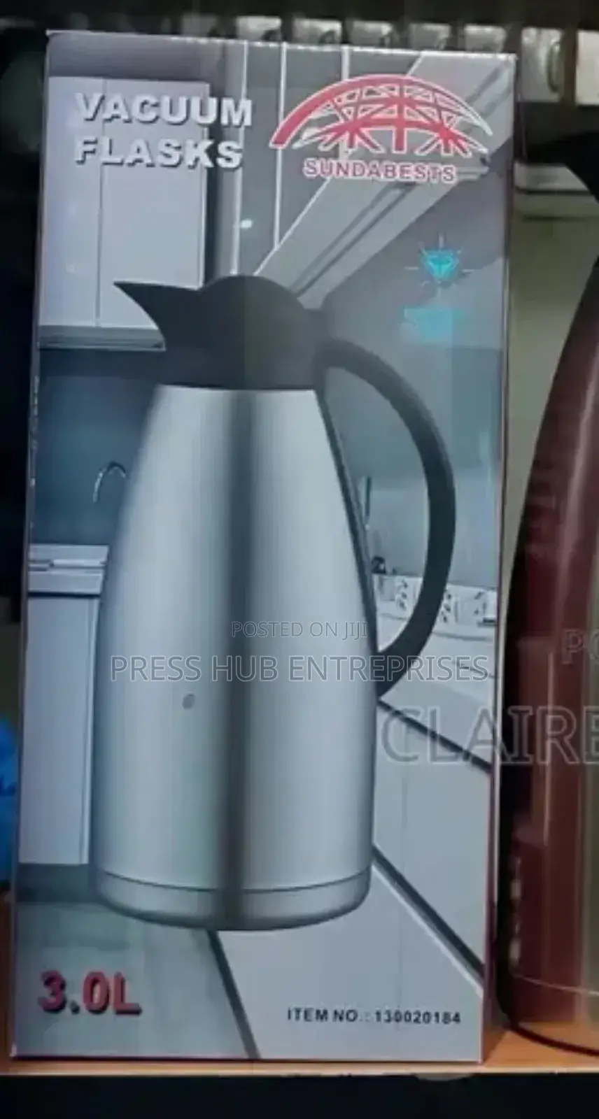 3.0l Stainless Steel Vacuum Flask: 
