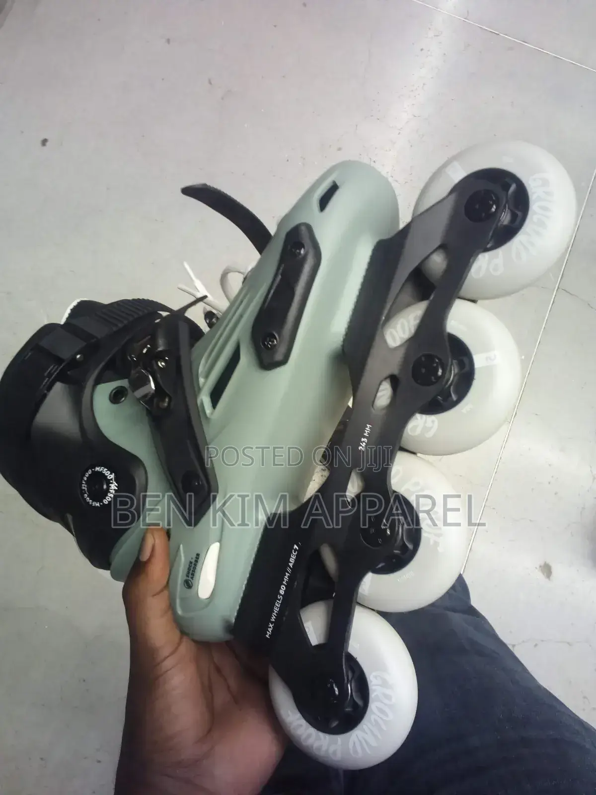 Inline Roller Skates Triple Fastening With Side Mounted Protection.