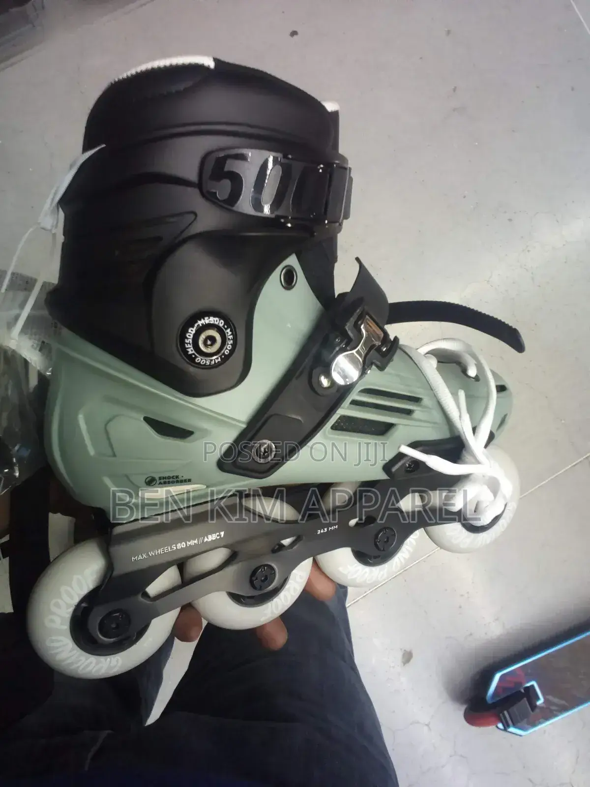 Inline Roller Skates Triple Fastening With Side Mounted Protection.
