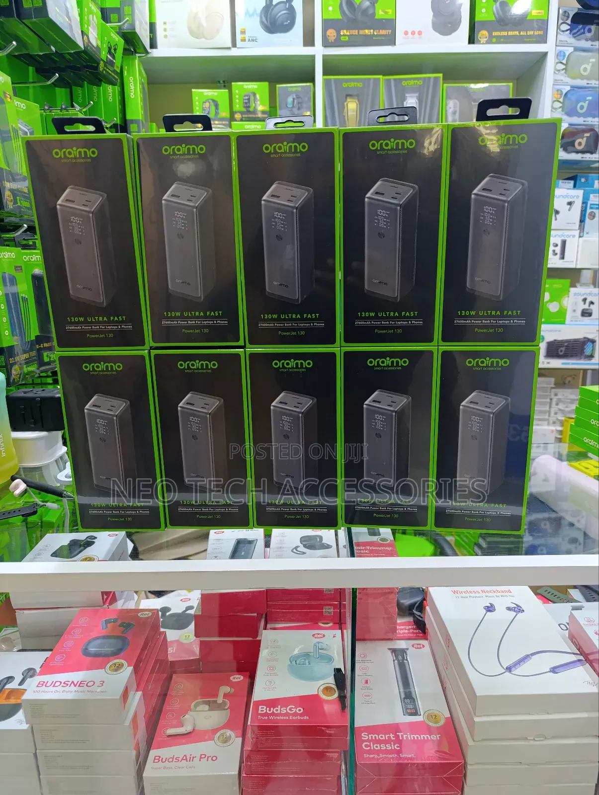 Oraimo Powerjet 130 Powerbank for Laptops and Phones (27600mah)