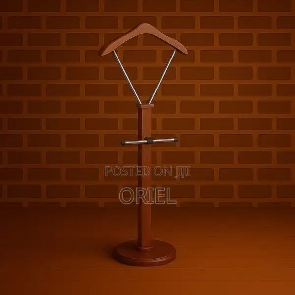 Office Hangers; Modern Executive Mahogany Coat Stand