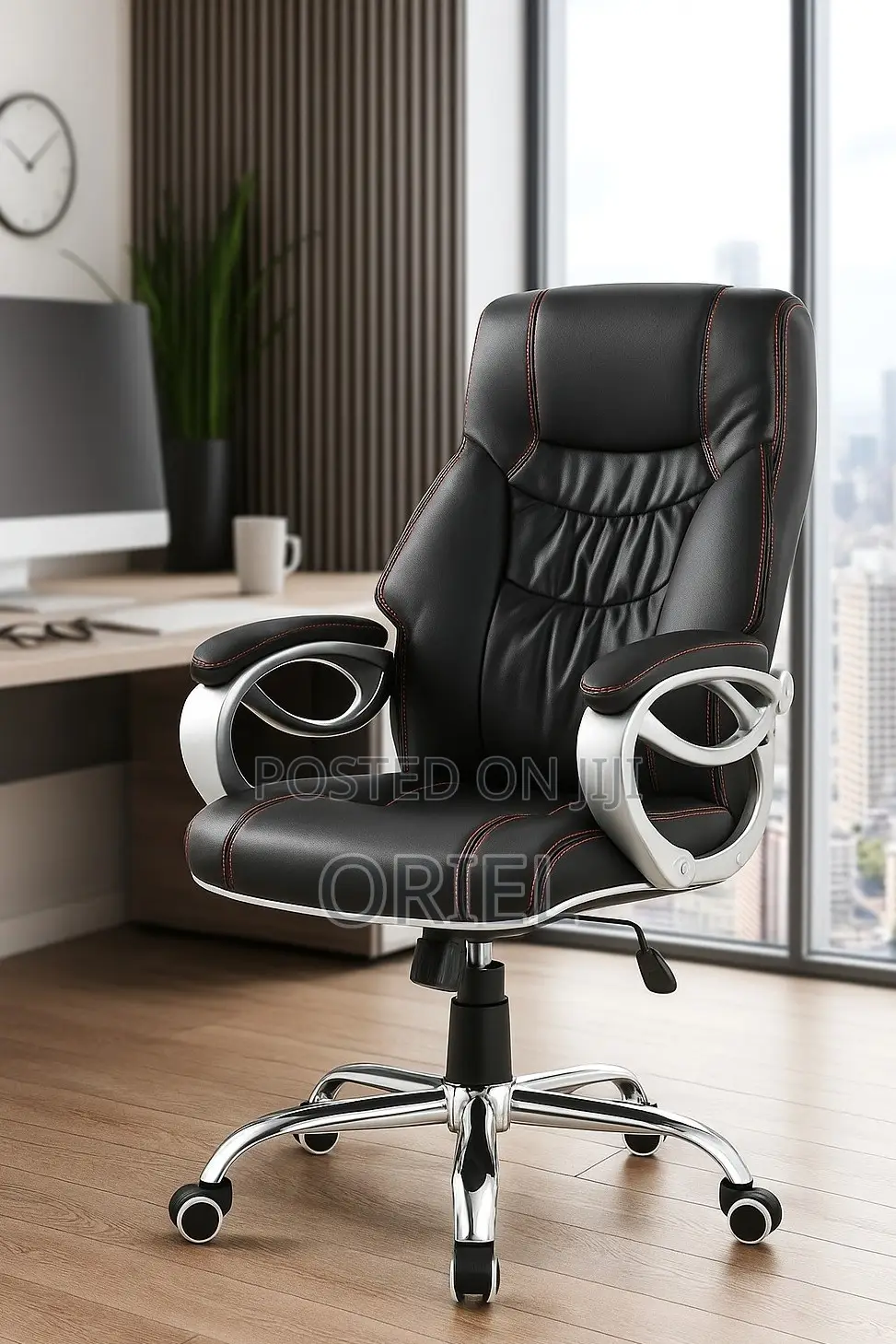 Office Chairs; Comfort-Fit High-Back Executive Office Chair